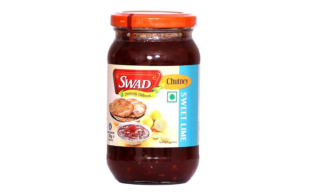 Swad Sweet Lime Chutney    Glass Jar  500 grams
